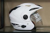 Gambar Helm RN Double Visor Putih mirip Ink t1 dari BANDARHELM Kota Bandung 1 Tokopedia