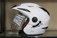Gambar Helm RN Double Visor Putih mirip Ink t1 dari BANDARHELM Kota Bandung 4 Tokopedia