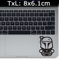 Gambar Garskin laptop Stiker Star Wars Baby Boba Fett Sticker Palm Rest dari Dylan Michael Shop Kab. Tangerang 1 Tokopedia