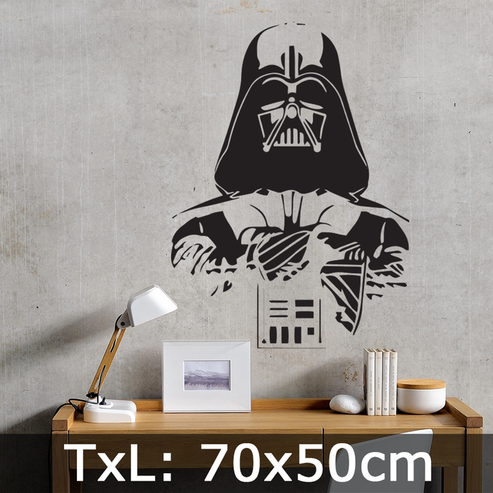 Gambar Wall Sticker Star Wars Darth Vader Stiker Tembok Dinding Kamar 70cm dari Dylan Michael Shop Kab. Tangerang Tokopedia