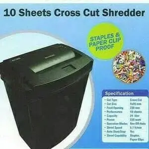 Mesin Penghancur Kertas SECURE EzSC-10A - Paper Shredder