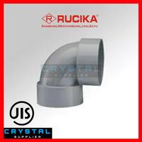 Gambar KNIE POLOS RUCIKA 3" inch D-DL PVC 90° derajat / ELBOW Knee Keni L dari Crystal Supplier Kota Semarang 2 Tokopedia