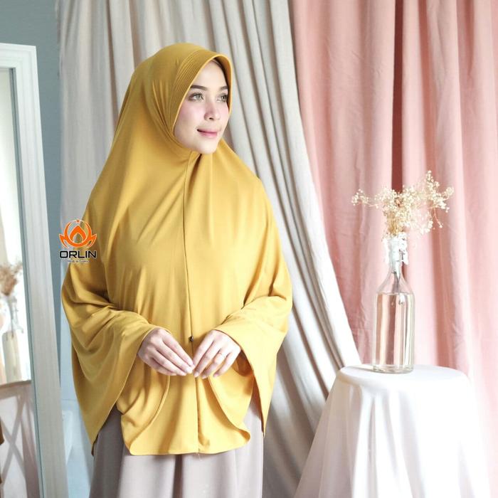 Gambar ORLIN ZAINA HIJAB JERSEY PREMIUM dari Asyacha Shop Kab. Subang Tokopedia