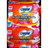 Gambar Pembalut wanita Charm BodyFit Extra Maxi isi 1Pads pembalut harga mura dari Bosmart99 Kota Tangerang Selatan 1 Tokopedia