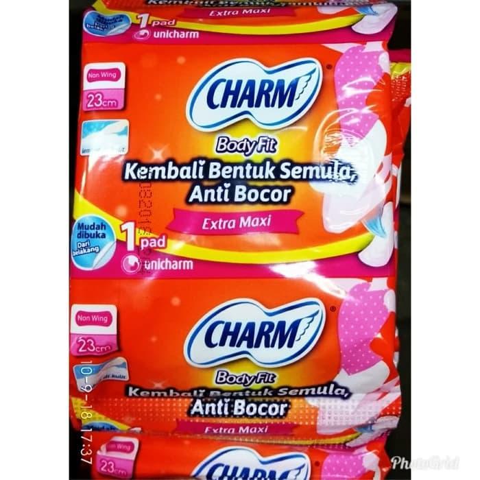 Gambar Pembalut wanita Charm BodyFit Extra Maxi isi 1Pads pembalut harga mura dari Bosmart99 Kota Tangerang Selatan Tokopedia