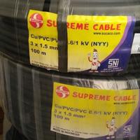 Gambar Kabel NYY 3 x 1.5 mm Supreme Hitam NYY 3x1.5 mm2 Ecer per meter Kawat Tunggal Tembaga dari Jagoan Listrik Kota Surabaya 3 Tokopedia