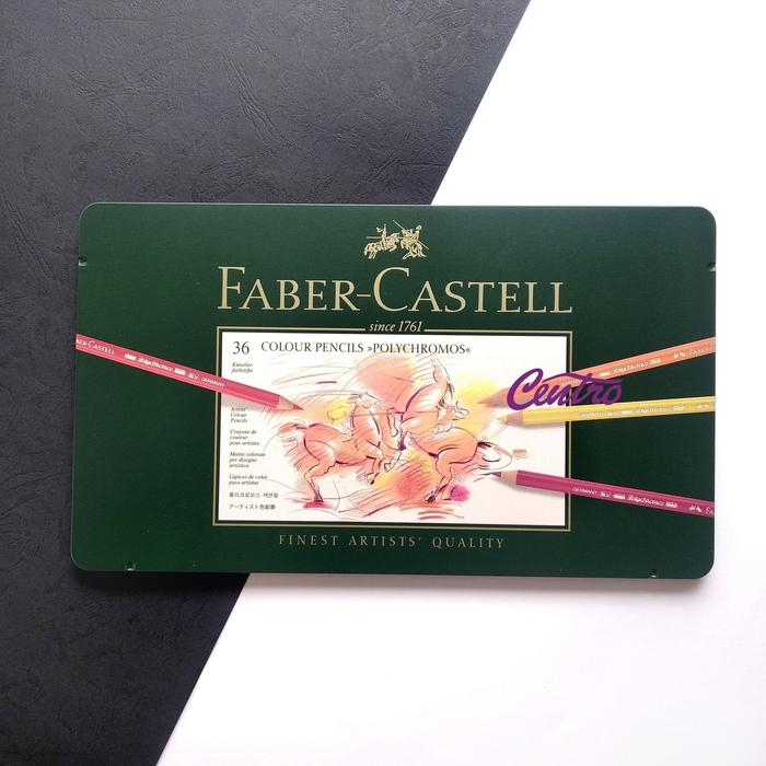 Gambar Faber Castell Polychromos Color Pencils Tin of 36 Pensil Warna dari CENTRO TRADING Kota Bandung Tokopedia