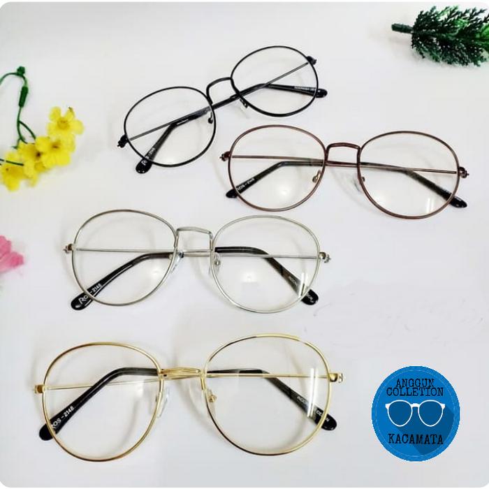 Gambar KACAMATA OVAL KOREA KEKINIAN pria wanita dari vs colletion Kota Bandung Tokopedia