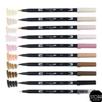 Gambar Tombow Dual Brush Pen Set 10 - Potrait Palette dari STORA - Art Supplier Kota Bandung 5 Tokopedia