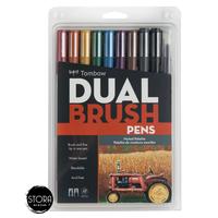 Gambar Tombow Dual Brush Pen Set 10 - Muted Palette dari STORA - Art Supplier Kota Bandung 1 Tokopedia