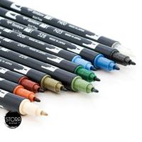Gambar Tombow Dual Brush Pen Set 10 - Landscape Palette dari STORA - Art Supplier Kota Bandung 4 Tokopedia