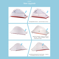 Gambar Tenda Cloud Up 2X Naturehike NH17T001-T (Upgrade Version 2018) dari MTMASTUFF Kab. Mojokerto 3 Tokopedia
