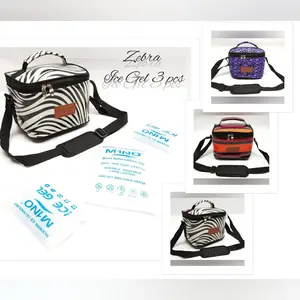 Cooler bag tas asi mini + 3 pcs ice gel super