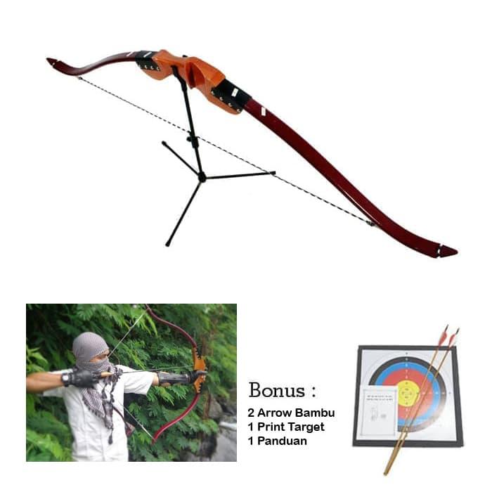 Gambar Traditional Shortbow / Hunting Panahan dari Hobies Sport Kota Banjar Tokopedia