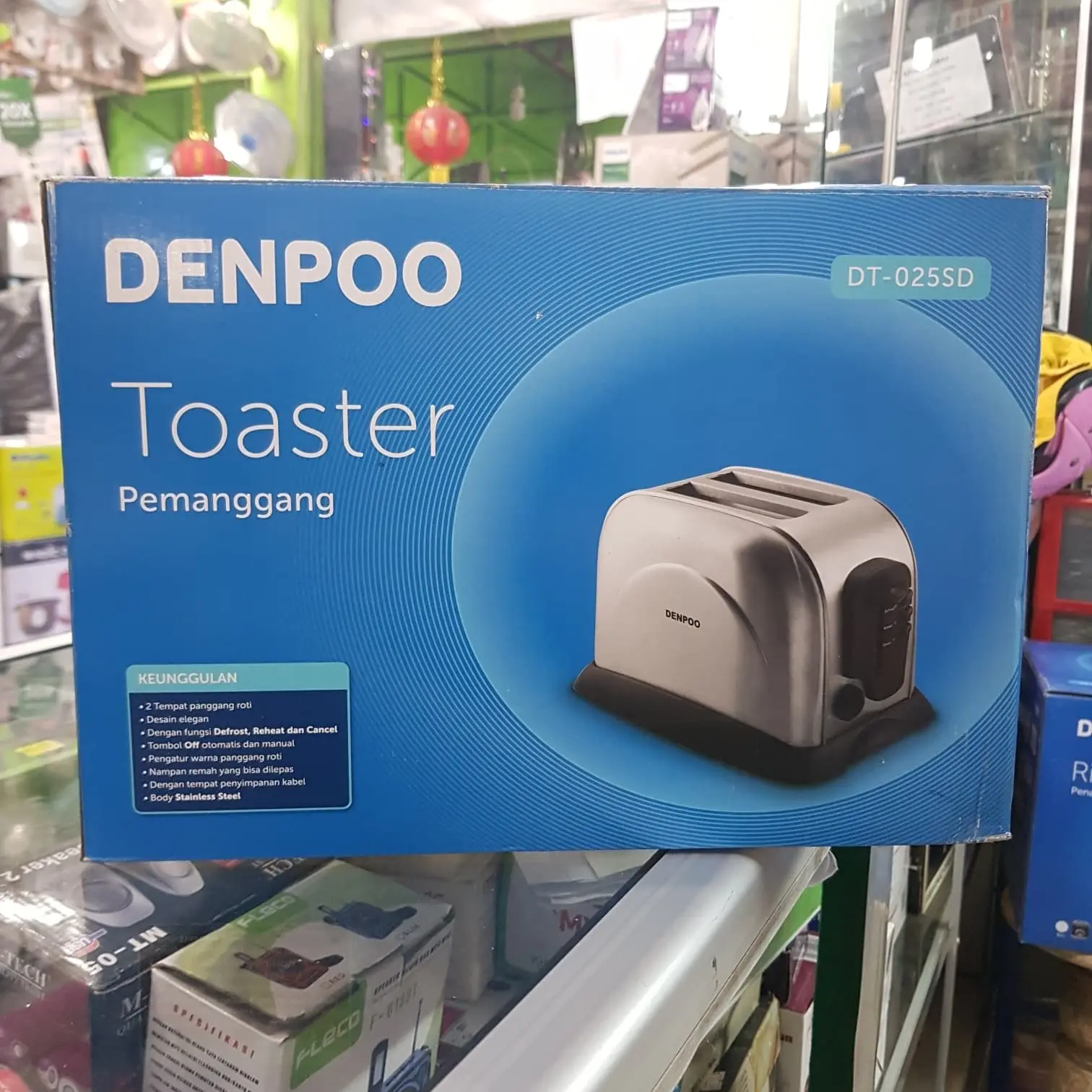 TOASTER DENPOO DT-022D, PANGGANGAN ROTI