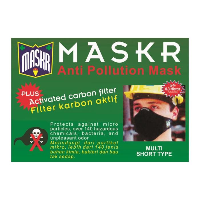 Gambar MASKR.. Anti Pollution With Activated Karbon Filter.. Short Type.. dari Ono Shop Kota Administrasi Jakarta Barat Tokopedia