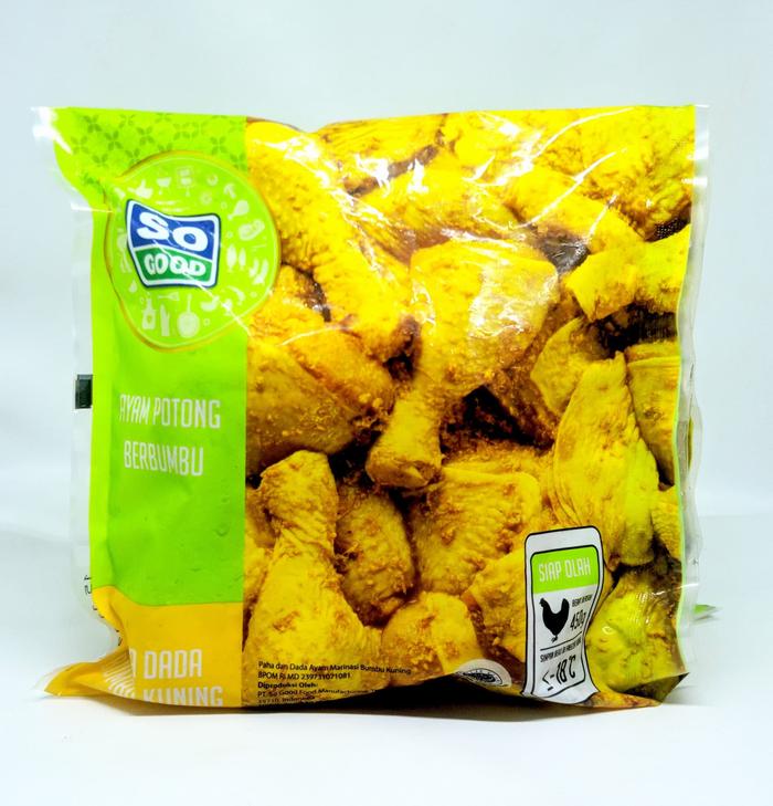 Gambar So Good Ayam Potong Paha Dada Berbumbu Kuning Kemasan 450gr dari TOKO DAGING JOINHED Kota Administrasi Jakarta Timur Tokopedia
