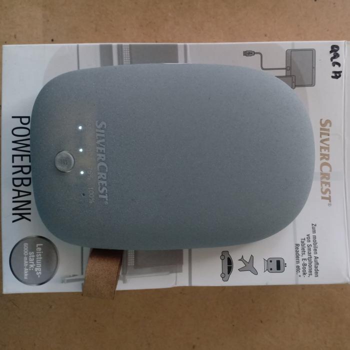 Gambar powerbank silver creast dari NSP Ponsel Kota Medan Tokopedia