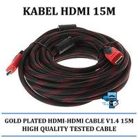 Gambar Kabel HDMI To HDMI 15M Round/Serat dari Swajaya Junior Computer Kota Surabaya 1 Tokopedia