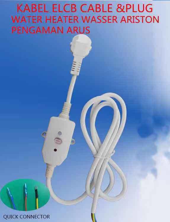 Gambar Kabel ELCB Cable & Plug Water Heater Wasser Ariston Pengaman Arus dari mavic pro Jakarta Utara Tokopedia