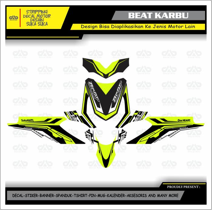 Gambar Sticker Decal Motor Beat Karbu Fullbody Qlty.A GRAFIS 4 dari D' STICKER Kota Bandung Tokopedia