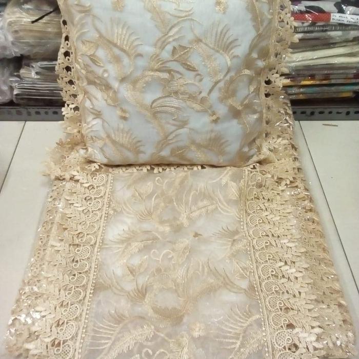 Gambar sarung bantal kursi full renda dari SenjaLelly Jakarta Utara Tokopedia