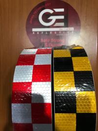 Gambar SCOTCHLITE REFLECTIVE HONEYCOMB/SARANG TAWON/PRISMATIC CHESS 5cm 50m dari GE STICKER OFFICIAL Kota Administrasi Jakarta Barat 1 Tokopedia