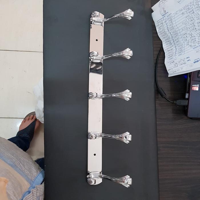 Gambar Kapstok Stainless Kipas 5 Kait dari Mandiri Jaya Keramik Kota Bekasi Tokopedia