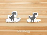 Gambar Sticker - Stiker T-Rex Dinosaur Google Chrome Offline untuk PC dll dari R.A - Rizki Aryanto Kab. Garut 1 Tokopedia