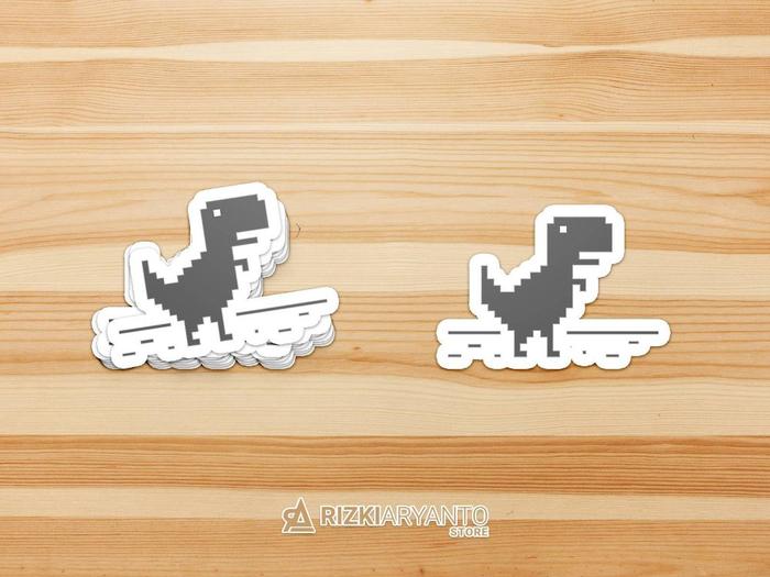 Gambar Sticker - Stiker T-Rex Dinosaur Google Chrome Offline untuk PC dll dari R.A - Rizki Aryanto Kab. Garut Tokopedia