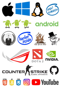 Gambar Sticker - Stiker Print Custom Desain Sesuka Hati dari R.A - Rizki Aryanto Kab. Garut 2 Tokopedia