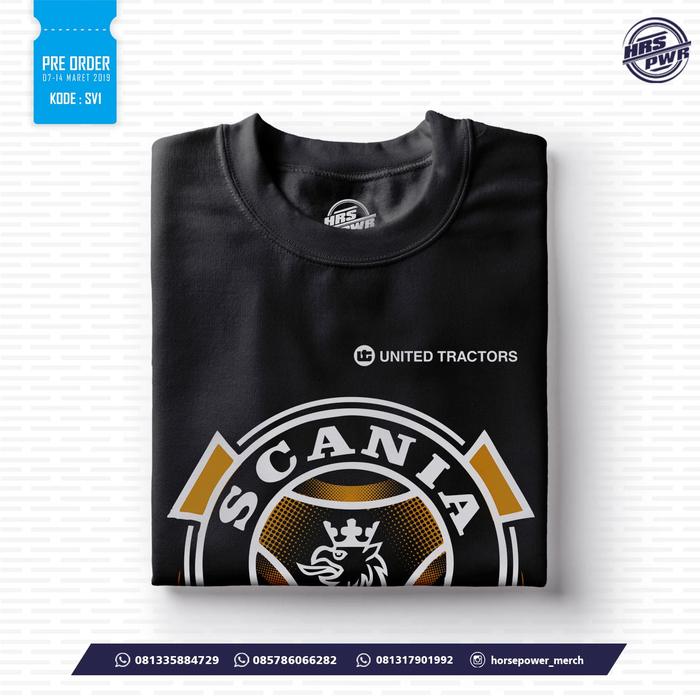 Gambar T-Shirt Scania Vabis dari Horsepower Merch Kab. Sleman Tokopedia