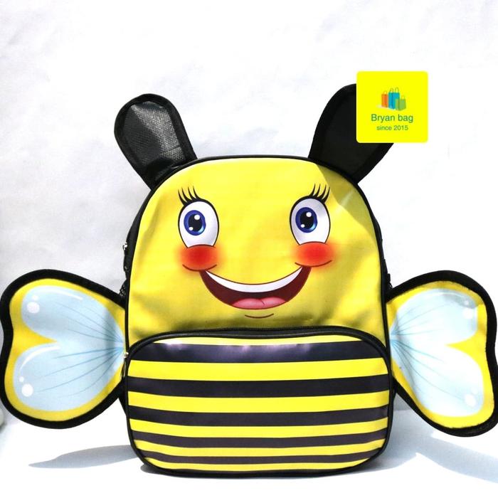 Gambar tas sekolah anak tk Karakter Bee Penguin dari Bryan Bag Jakarta Utara 4 Tokopedia