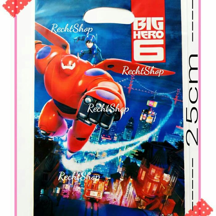 Gambar plastik snack souvenir ulang tahun karakter big hero 6 dari recht shop Kota Bekasi Tokopedia