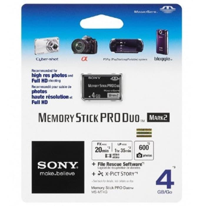 Gambar sony memory stick pro duo Mark 2 4GB resmi dari SL MOBILE ELEKTRONIK Kota Bandung Tokopedia