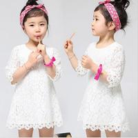 Gambar Baju Anak - Dress Anak Renda Bunga Model Korea dari Kira red panda Kota Administrasi Jakarta Utara 1 Tokopedia
