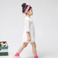 Gambar Baju Anak - Dress Anak Renda Bunga Model Korea dari Kira red panda Kota Administrasi Jakarta Utara 2 Tokopedia