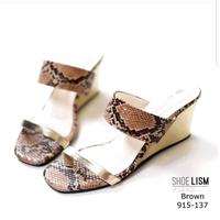 Gambar SANDAL WANITA WEDGES SEPATU CEWEK MOTIF ULAR SINTETIS AMT02 3 WARNA dari KahitnaShop_Archived Kota Depok 4 Tokopedia