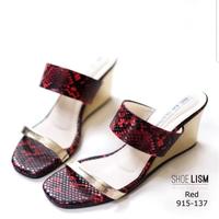 Gambar SANDAL WANITA WEDGES SEPATU CEWEK MOTIF ULAR SINTETIS AMT02 3 WARNA dari KahitnaShop_Archived Kota Depok 3 Tokopedia