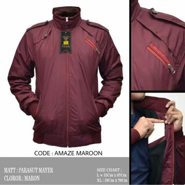 Gambar Jaket Pria Harrington Original Terbaru Jaket Bomber Semi Parka dari RAFASHOP-86 Kab. Pati Tokopedia