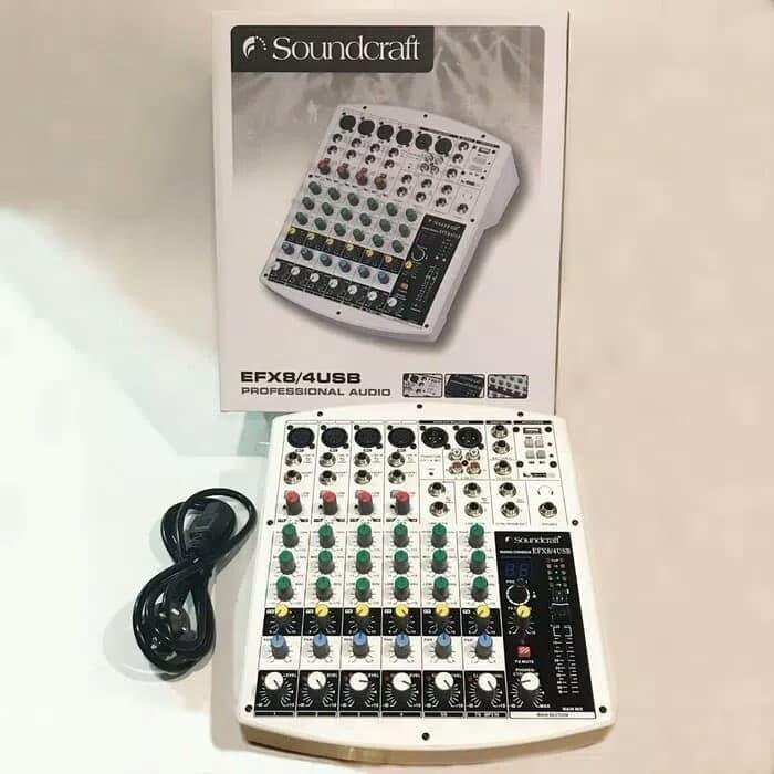Gambar MIXER SOUNDCRAFT EFX8/4USB EFX 8 4 USB EFX 8/4 USB 8 CHANNEL GRADE A dari ValovaStore Jakarta Barat Tokopedia