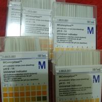 Gambar Universal pH indicator 0-14 1.09535.0001 dari SUPERMARKET LABORATORIUM Kab. Bogor 1 Tokopedia