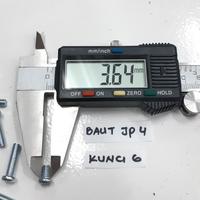 Gambar Baut Putih 4x55 + mur Baut Jp4x55 Kepala Obeng M4x55 M4 x 55 dari Tokobangunanmakmur Kota Administrasi Jakarta Selatan 3 Tokopedia