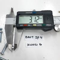 Gambar Baut Putih 4x55 + mur Baut Jp4x55 Kepala Obeng M4x55 M4 x 55 dari Tokobangunanmakmur Kota Administrasi Jakarta Selatan 4 Tokopedia