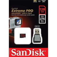 Gambar Sandisk extreme pro microsd 128GB 275 MB/S + reader USB 3.0 dari tunasjaya67 Jakarta Utara 1 Tokopedia