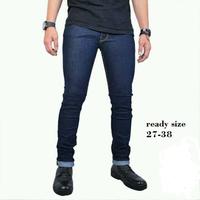 Gambar celana jeans BIRU NAVY skinny slimfit panjang pria / 27-32 /Braga dari Toko serba 80 Kota Surabaya 5 Tokopedia
