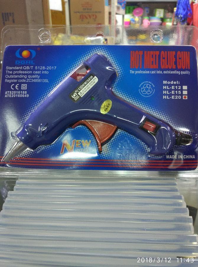 Gambar Produk Baru Paket Alat Lem Tembak / Glue Gun Plus Isi 12Pc Ada Tombol dari Henry Go shop Jakarta Barat Tokopedia