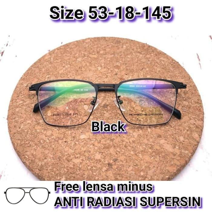 Gambar Frame Kacamata Klasik Besi Frame Gaya Korea Paket Lensa Minus Murah dari idazube corp Kota Bekasi Tokopedia