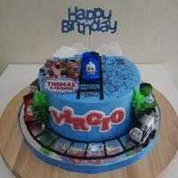 Gambar Thomas birthday cake dari viriya dewi cake Kota Tangerang 1 Tokopedia
