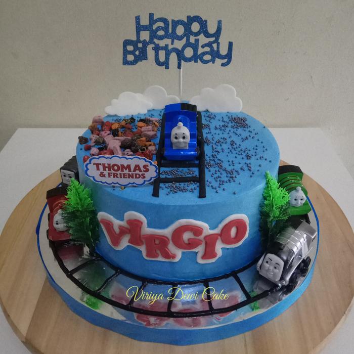 Gambar Thomas birthday cake dari viriya dewi cake Kota Tangerang Tokopedia